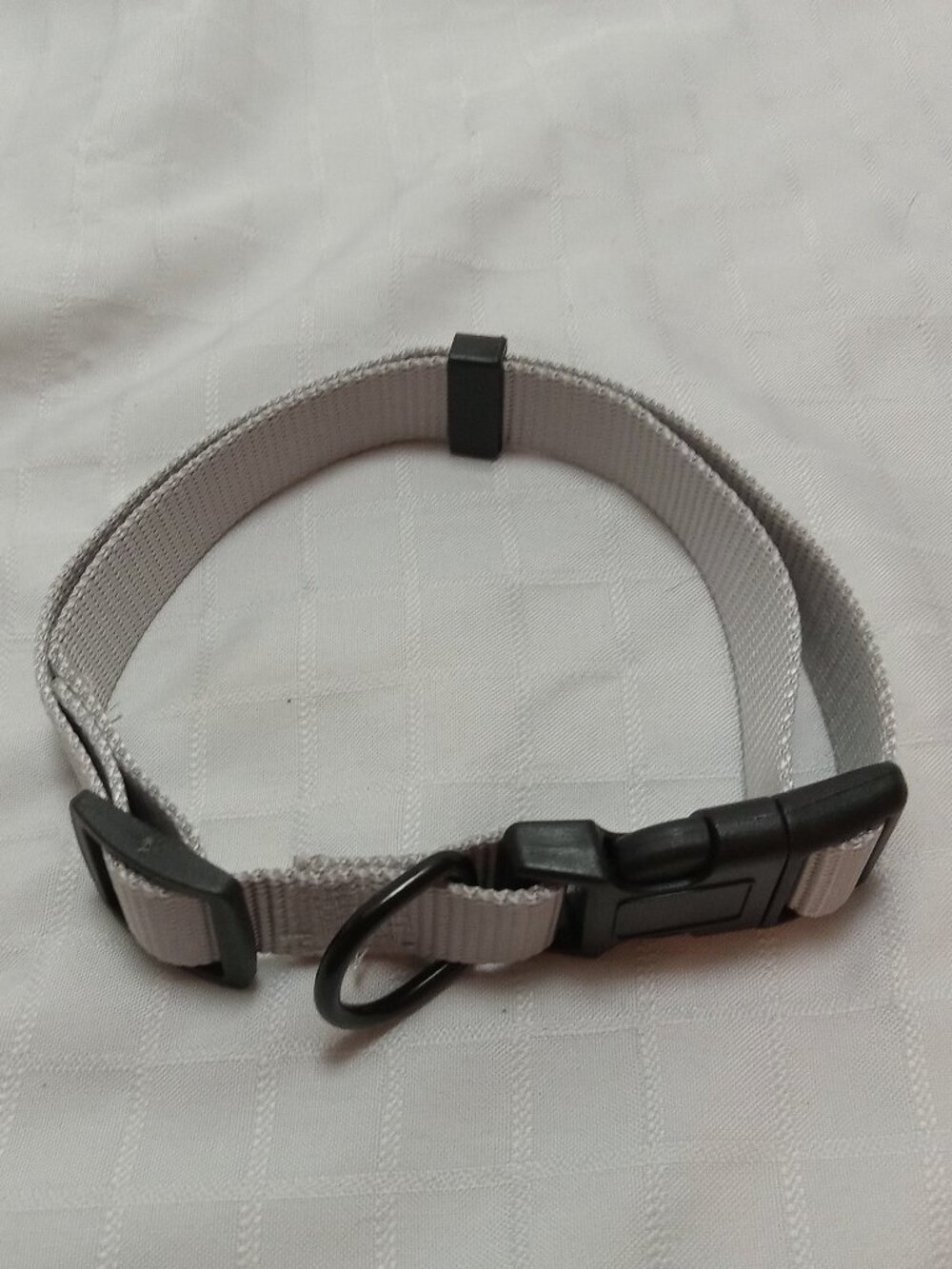 New grey strong little dog collar